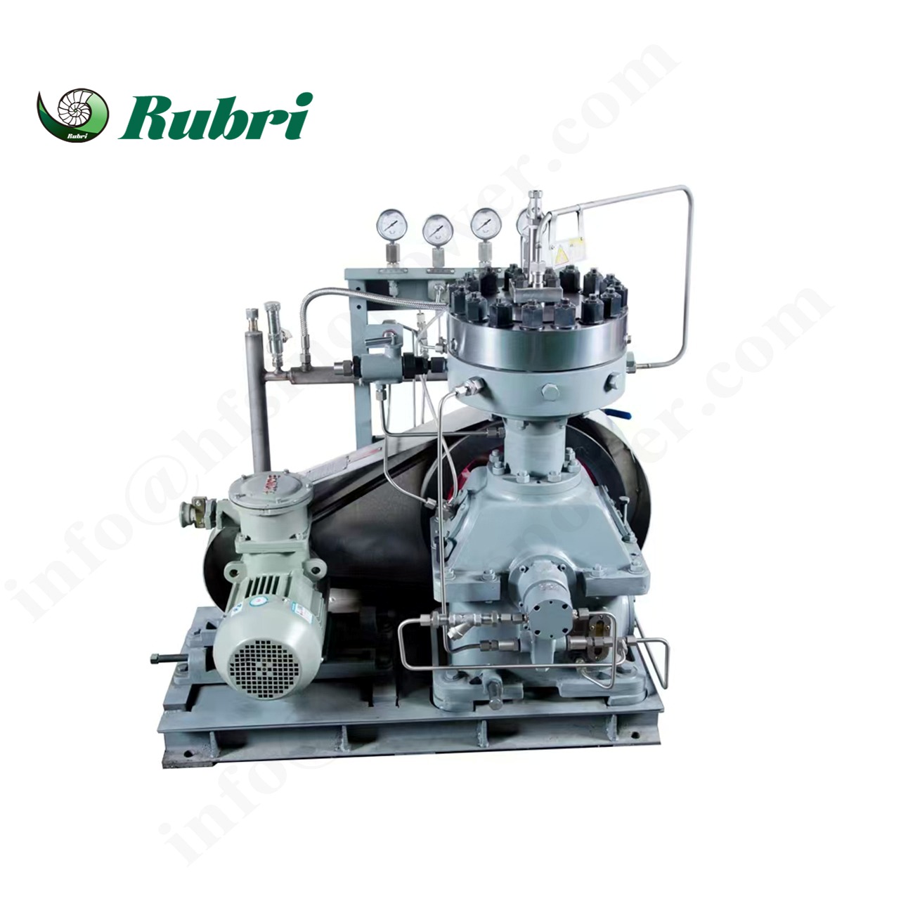 Система за усилване на водороден газ с диафрагма